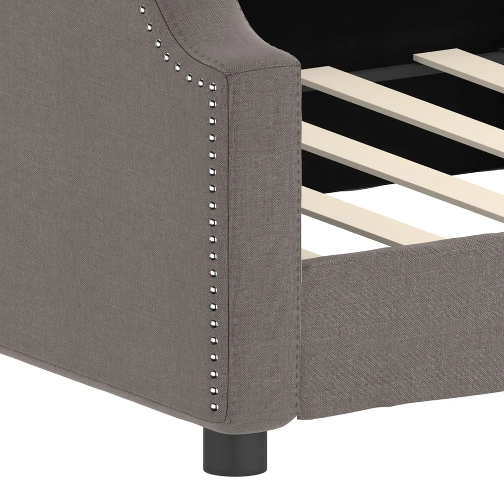 Sofa, taupe spalvos, 100x200cm, audinys