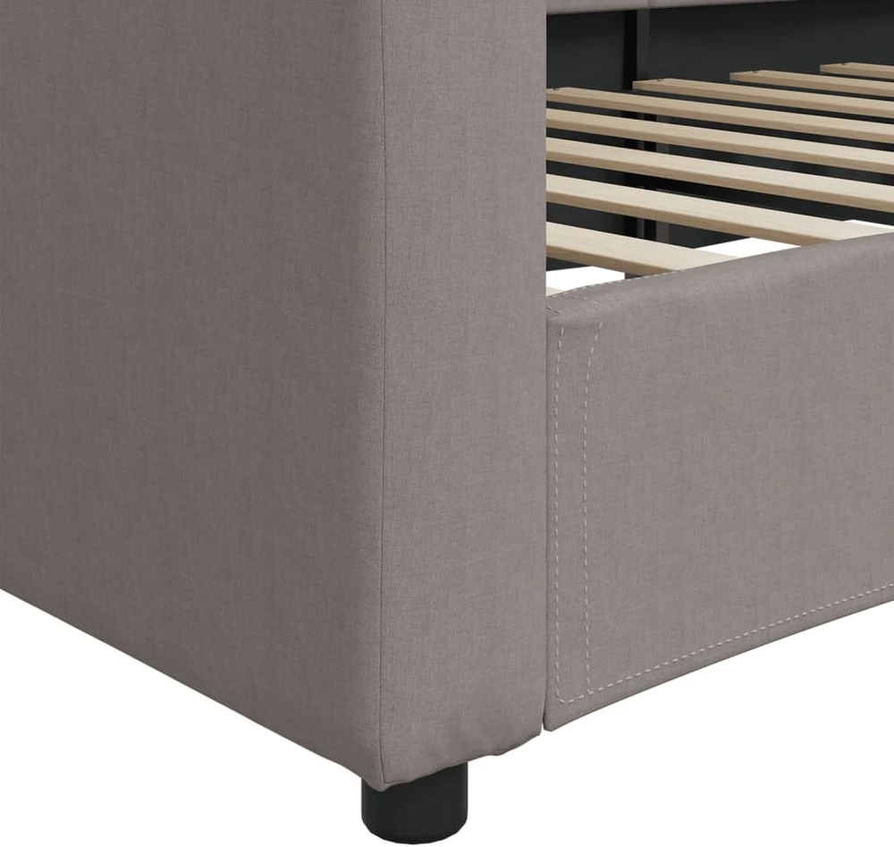 Sofa, taupe spalvos, 80x200cm, audinys