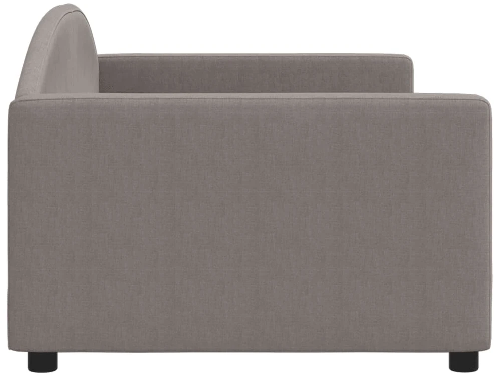Sofa, taupe spalvos, 90x200cm, audinys