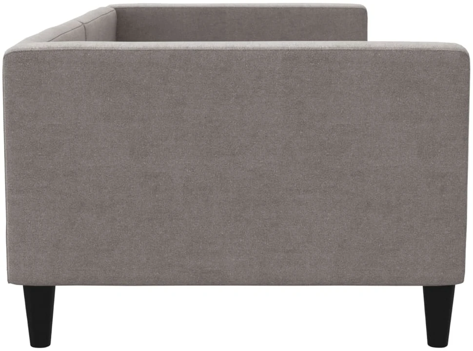 Sofa, taupe spalvos, 90x200cm, audinys