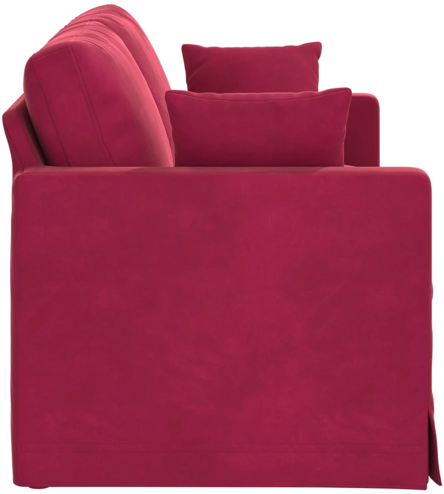 Sofa Vyno raudona 158 x 78 x 80 cm Aksomas