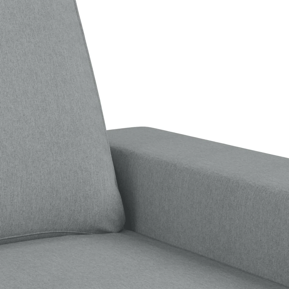 Sofa Sofos komplektas, 2 dalių, šviesiai pilkos spalvos, audinys