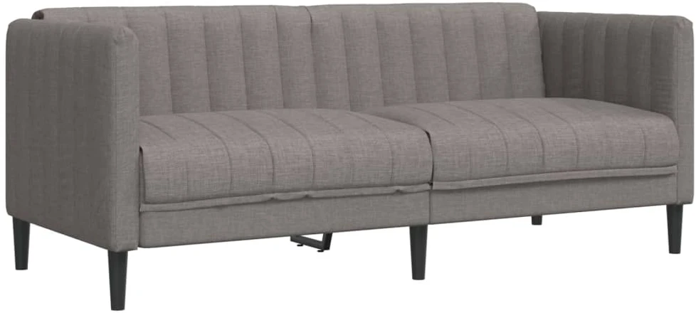 Sofa Sofos komplektas, 2 dalių, taupe spalvos, audinys