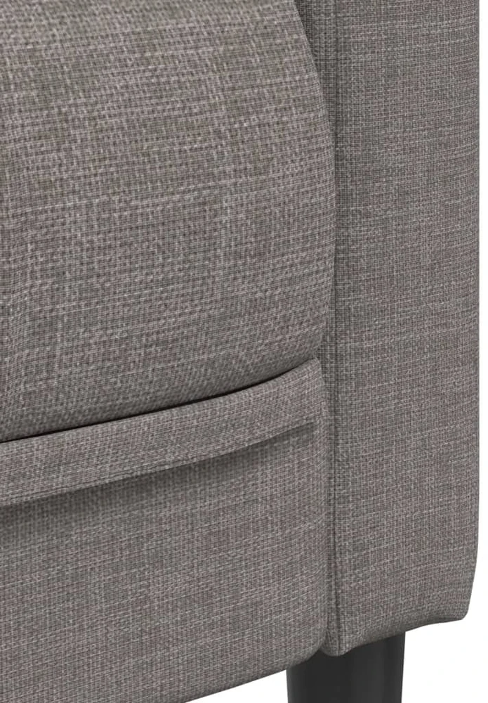 Sofa Sofos komplektas, 2 dalių, taupe spalvos, audinys