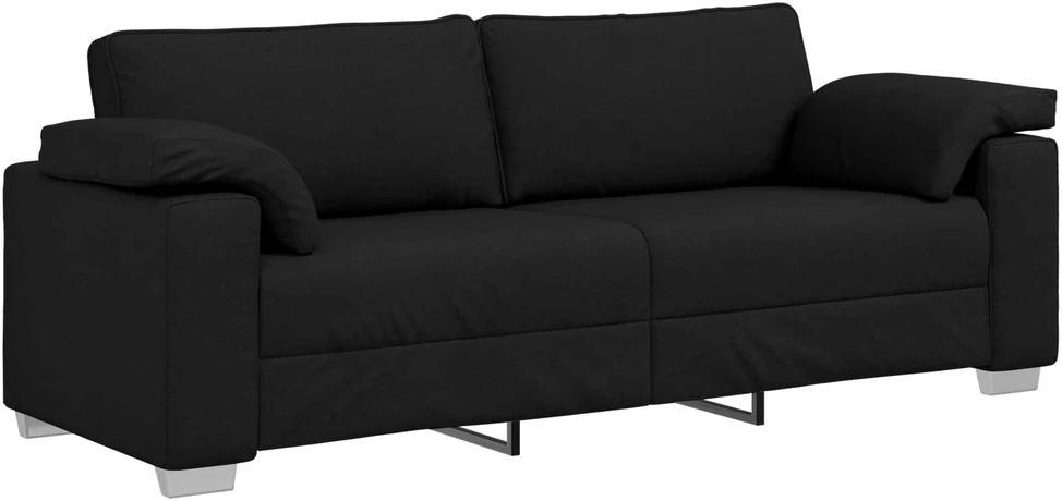 Sofa 2 vnt. Juodas audinys