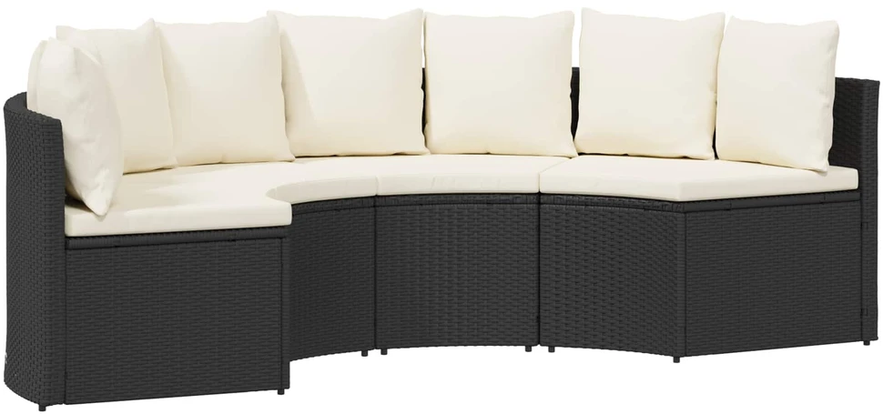 Sofa Sofos komplektas 2 vnt. Juoda