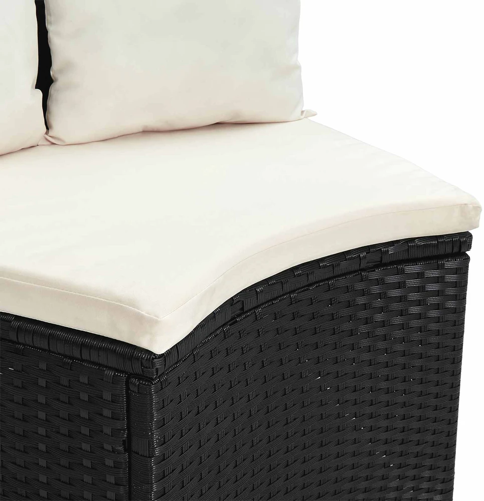 Sofa Sofos komplektas 2 vnt. Juoda