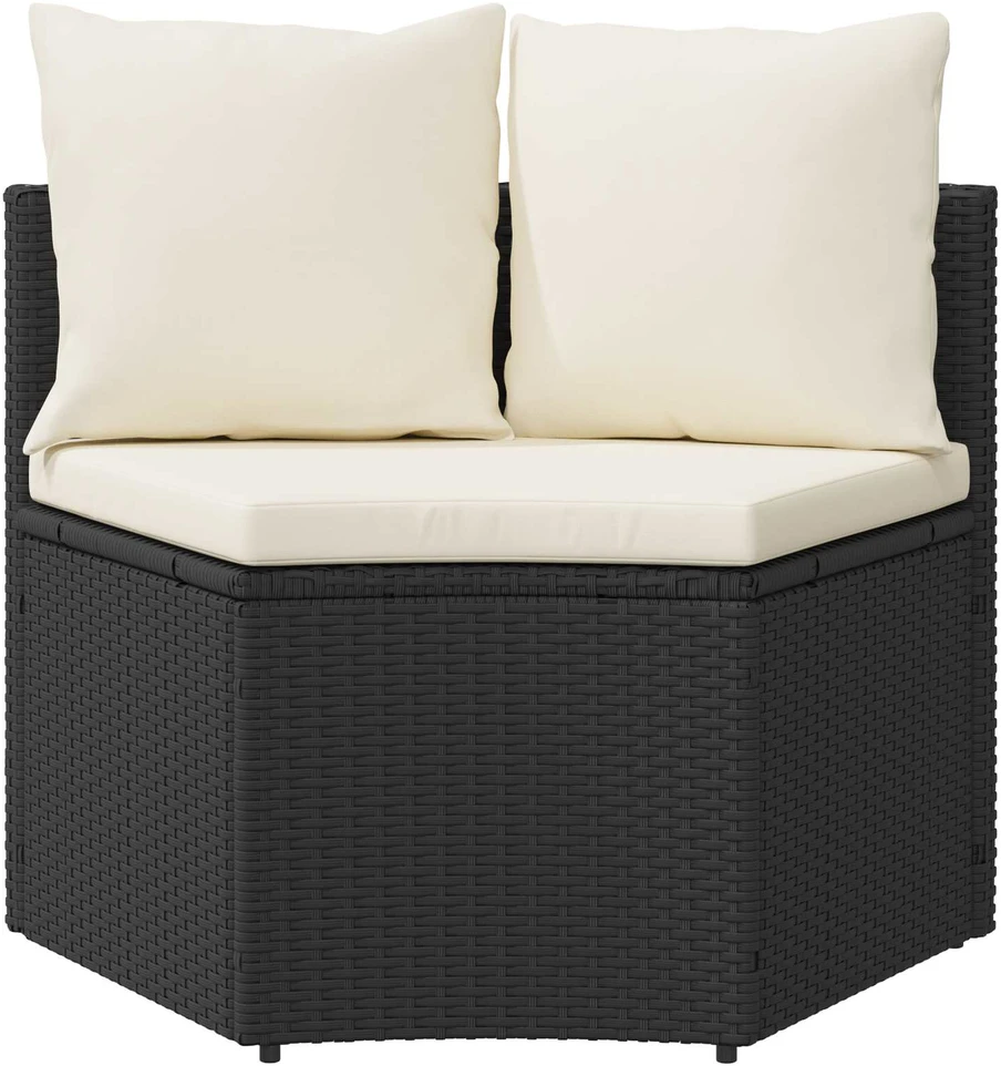 Sofa Sofos komplektas 2 vnt. Juoda