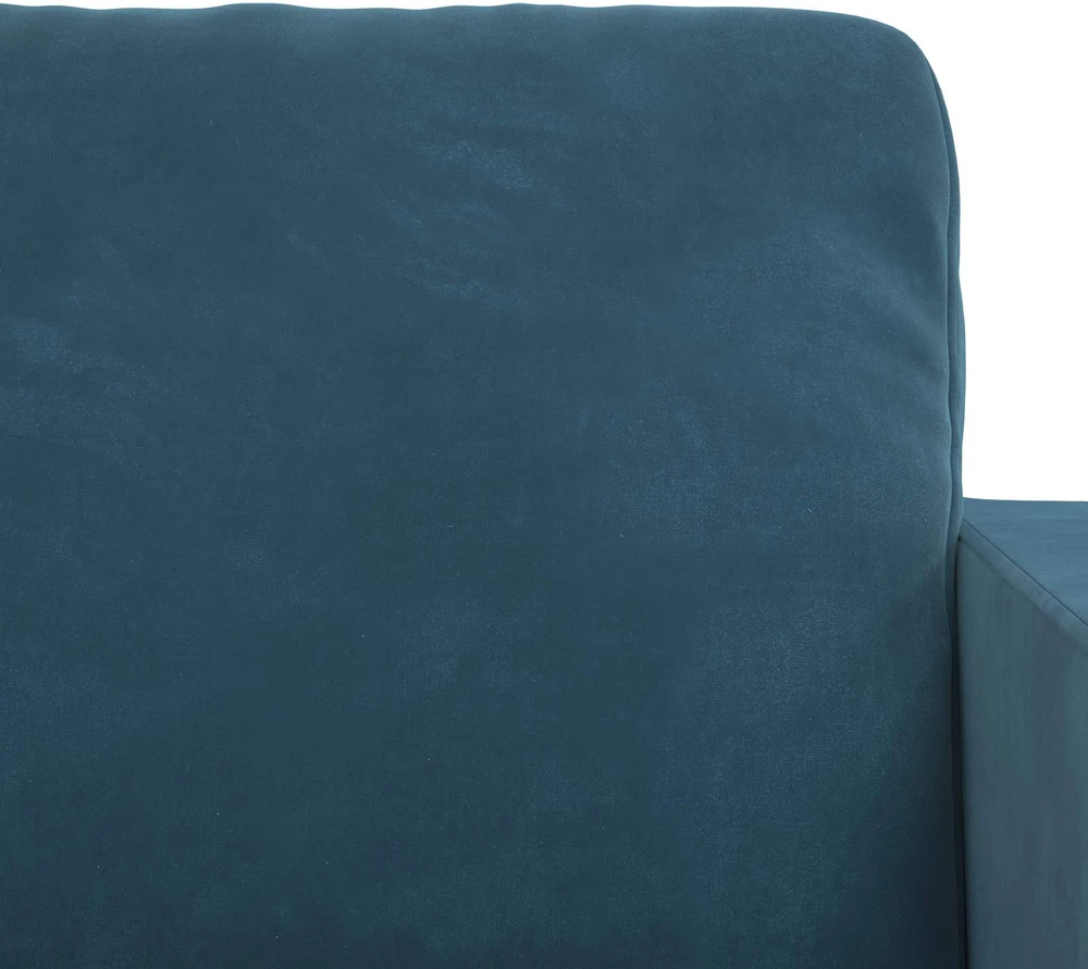Sofa Sofos komplektas 2 vnt. Mėlyna Aksomas