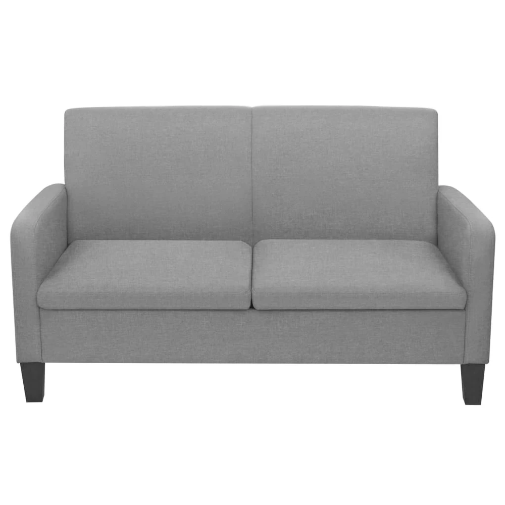 Sofa Sofos komplektas, 2vnt., audinys, šviesiai pilkos spalvos