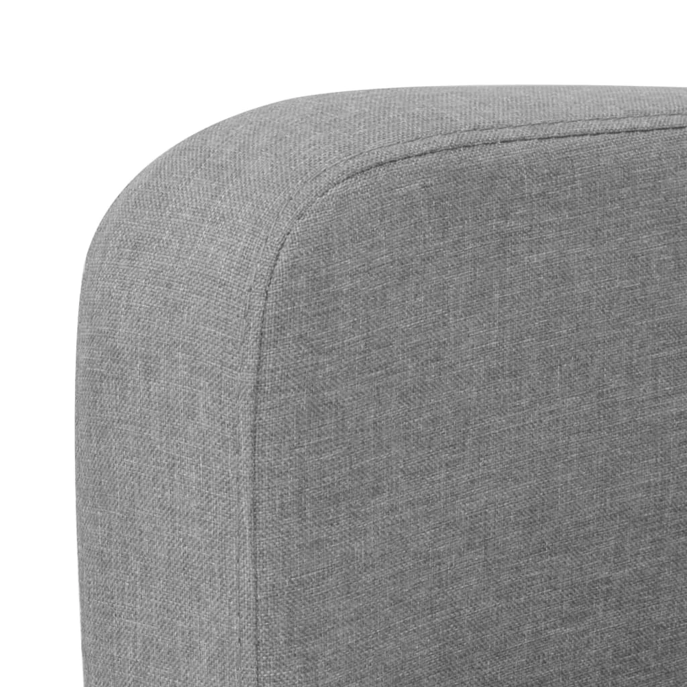 Sofa Sofos komplektas, 2vnt., audinys, šviesiai pilkos spalvos