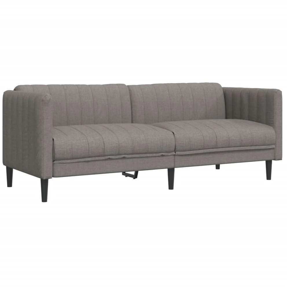 Sofa Sofos komplektas, 3 dalių, taupe spalvos, audinys