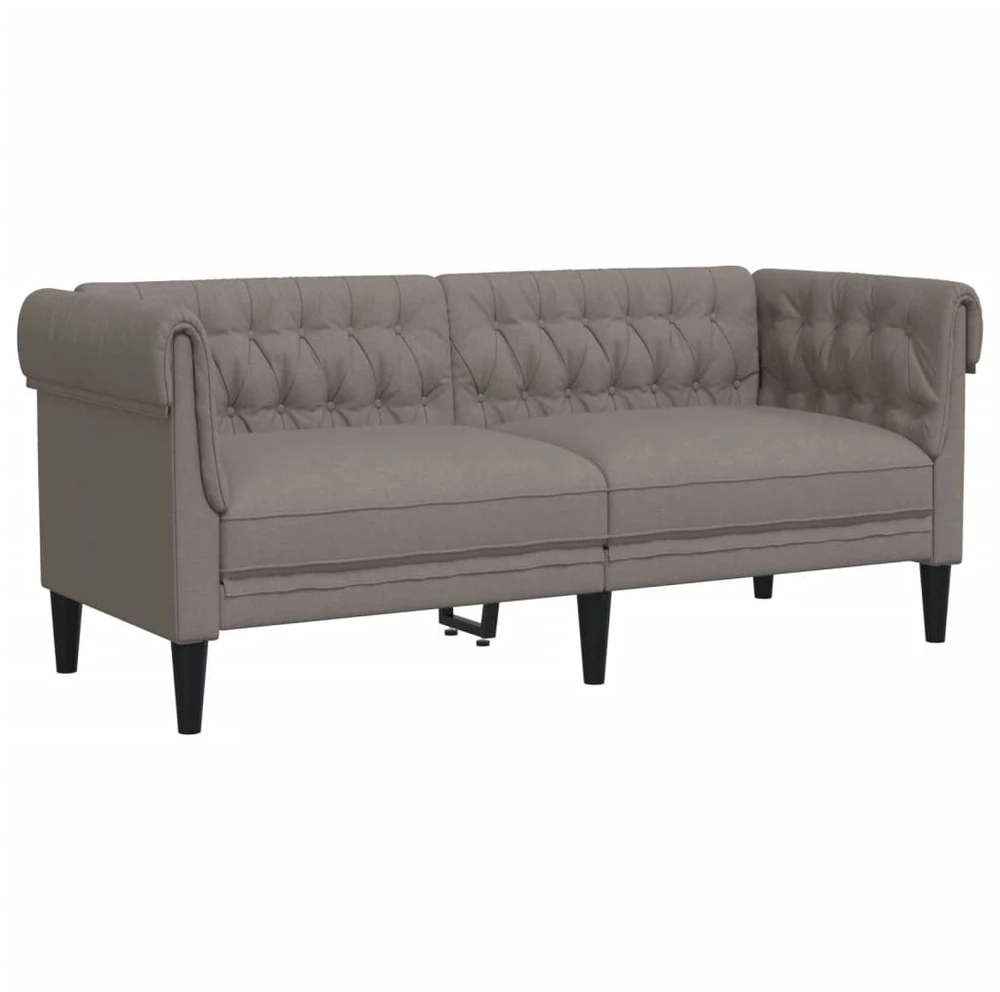 Sofa Sofos komplektas, 3 dalių, taupe spalvos, audinys