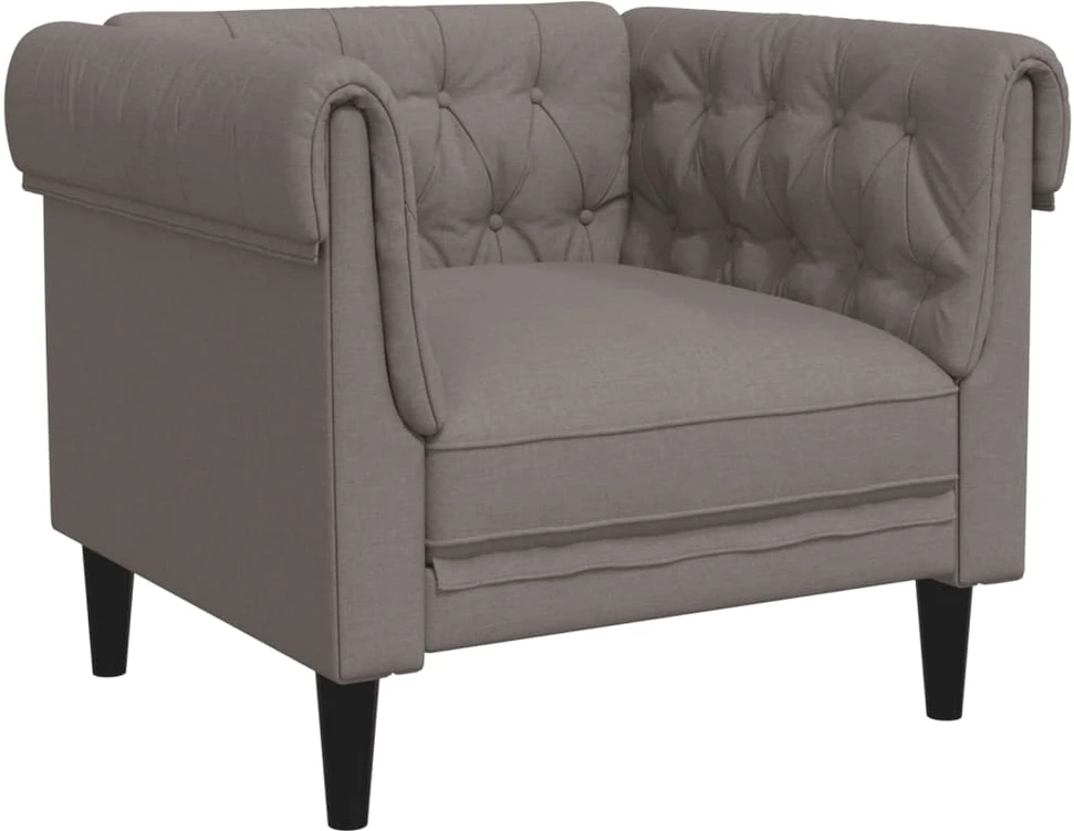 Sofa Sofos komplektas, 3 dalių, taupe spalvos, audinys