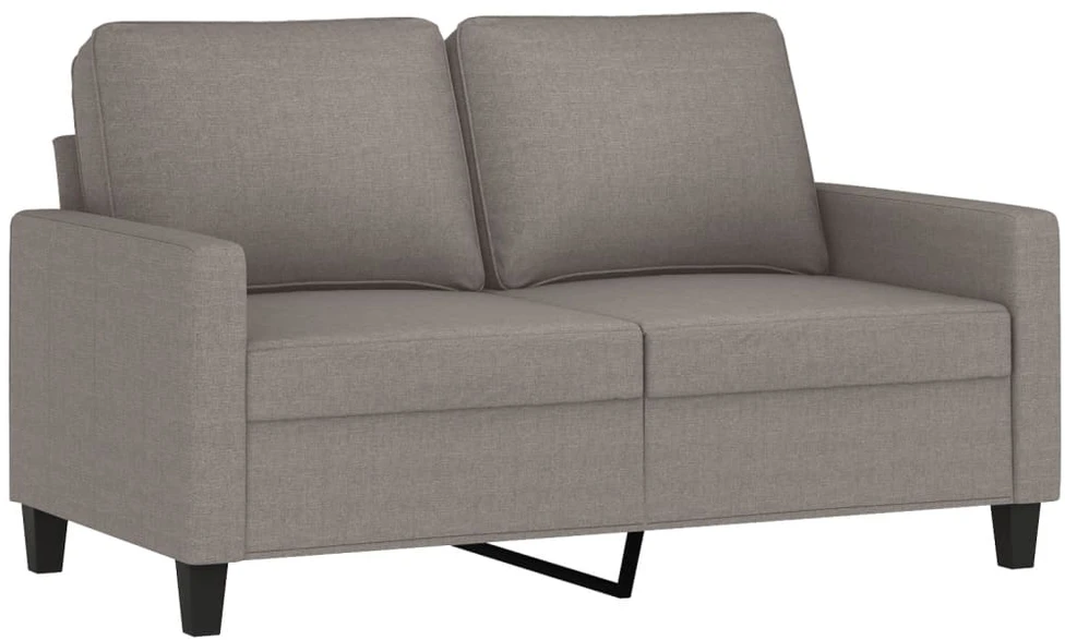 Sofa Sofos komplektas su pagalvėlėmis, 2 dalių, taupe, audinys