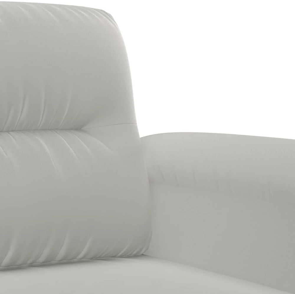 Sofa Sofos komplektas su pagalvėlėmis, 2 dalių, pilkas, audinys
