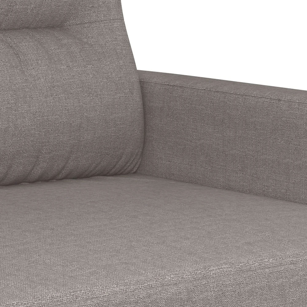 Sofa Sofos komplektas su pagalvėlėmis, 3 dalių, taupe, audinys