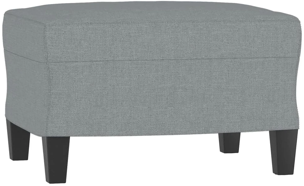 Sofa Sofos komplektas su pagalvėlėmis, 3 dalių, pilkas, audinys