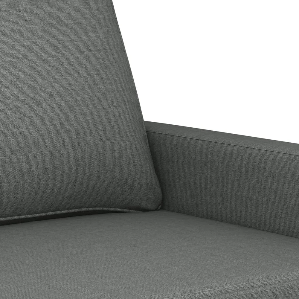 Sofa Sofos komplektas su pagalvėlėmis, 3 dalių, pilkas, audinys