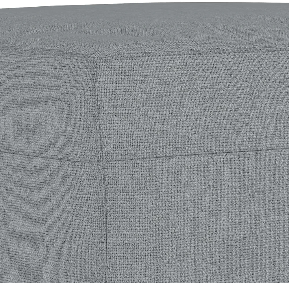 Sofa Sofos komplektas su pagalvėlėmis, 3 dalių, pilkas, audinys