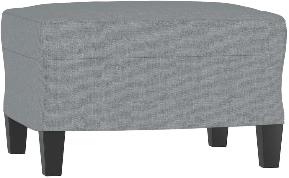 Sofa Sofos komplektas su pagalvėlėmis, 3 dalių, pilkas, audinys