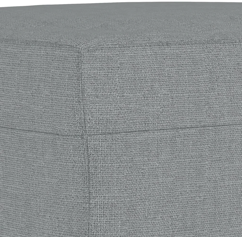 Sofa Sofos komplektas su pagalvėlėmis, 3 dalių, pilkas, audinys