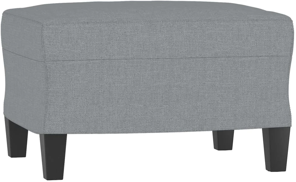 Sofa Sofos komplektas su pagalvėlėmis, 3 dalių, pilkas, audinys
