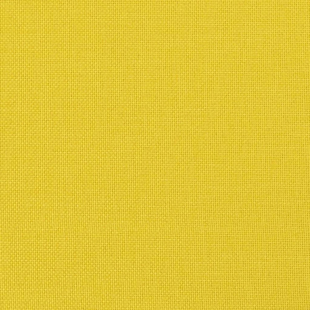 Sofa Sofos komplektas su pagalvėlėmis, 3 dalių, geltonas, audinys