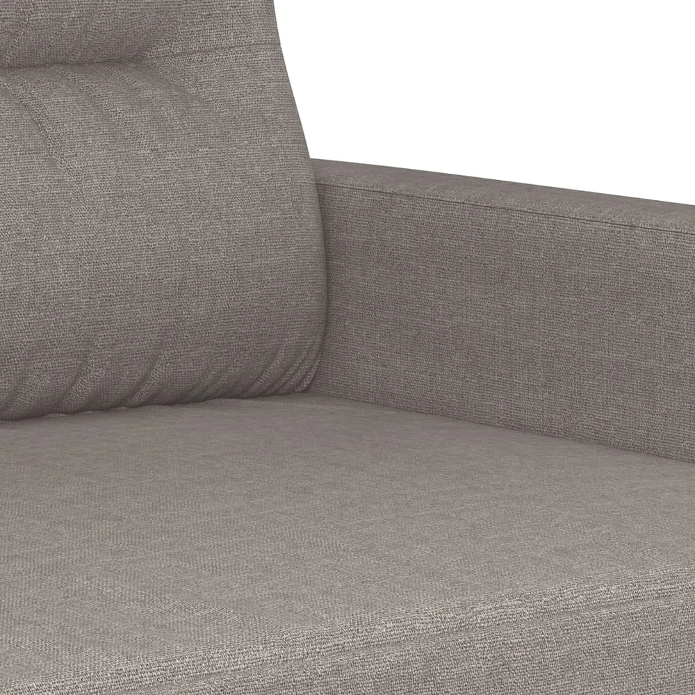 Sofa Sofos komplektas su pagalvėlėmis, 3 dalių, taupe, audinys