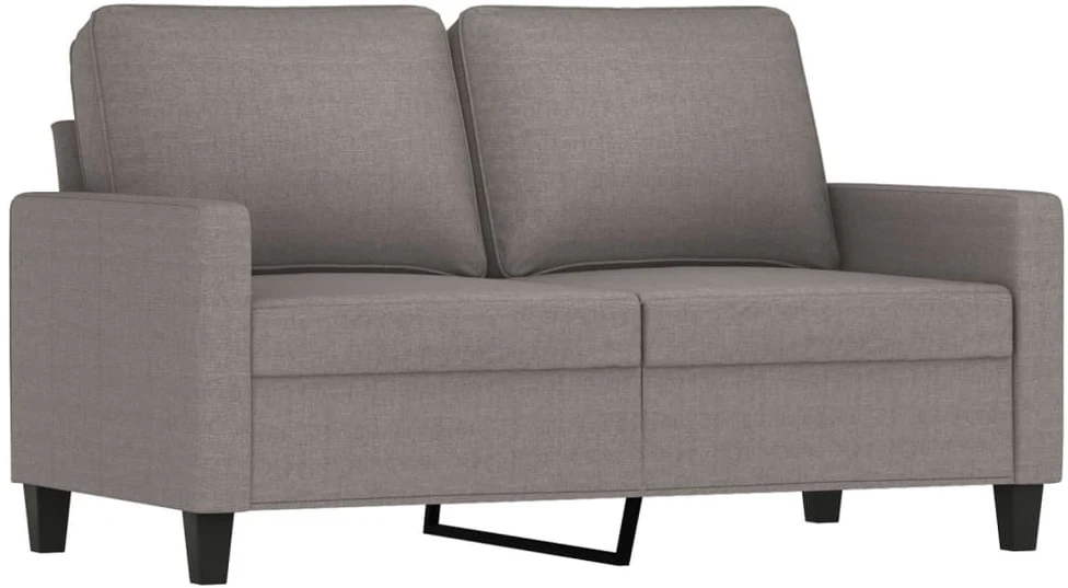 Sofa Sofos komplektas su pagalvėlėmis, 4 dalių, taupe, audinys