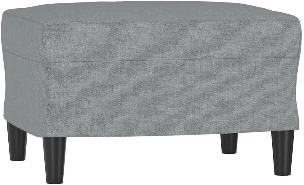 Sofa Sofos komplektas su pagalvėlėmis, 4 dalių, pilkas, audinys