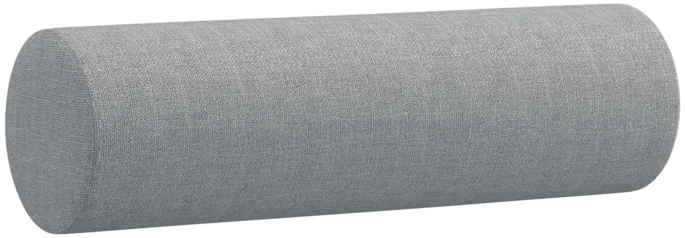 Sofa Sofos komplektas su pagalvėmis, 2 dalių, pilkas, audinys