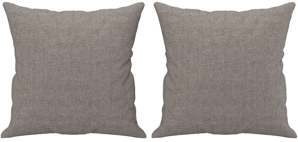 Sofa Sofos komplektas su pagalvėmis, 2 dalių, taupe, audinys
