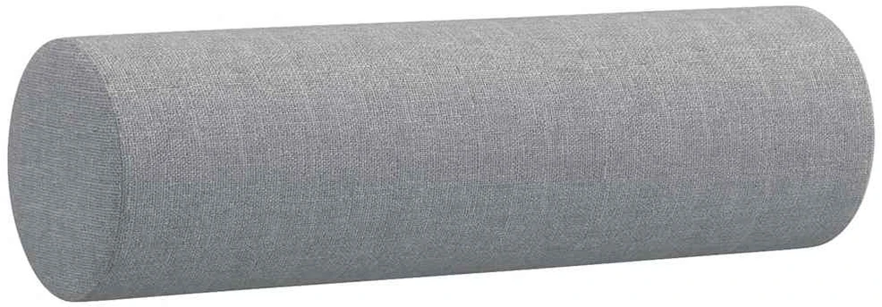 Sofa Sofos komplektas su pagalvėmis, 2 dalių, pilkas, audinys