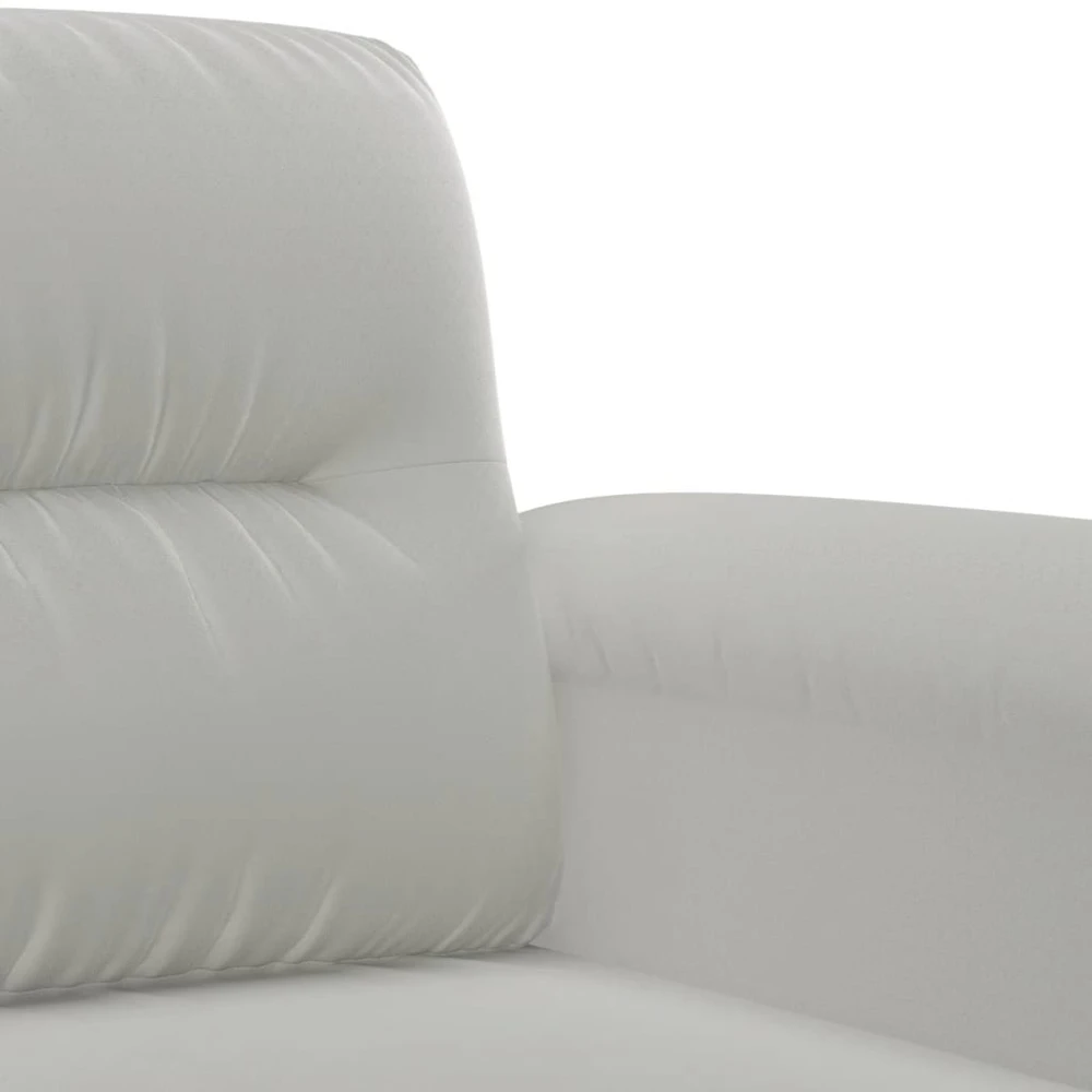 Sofa Sofos komplektas su pagalvėmis, 2 dalių, pilkas, audinys