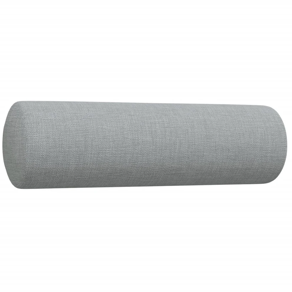 Sofa Sofos komplektas su pagalvėmis, 2 dalių, pilkas, audinys
