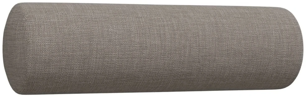 Sofa Sofos komplektas su pagalvėmis, 2 dalių, taupe, audinys