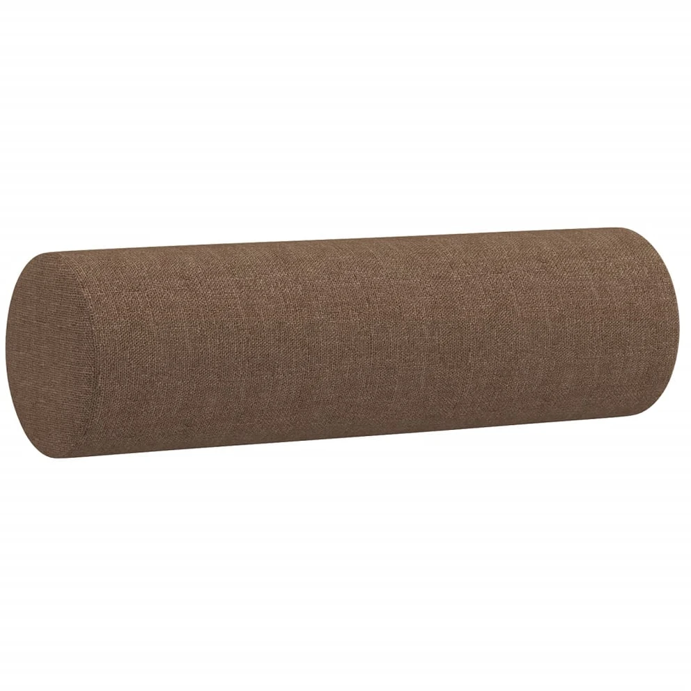 Sofa Sofos komplektas su pagalvėmis, 2 dalių, rudas, audinys
