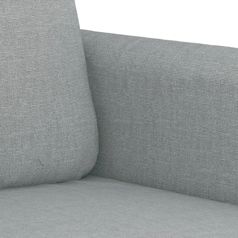 Sofa Sofos komplektas su pagalvėmis, 2 dalių, pilkas, audinys