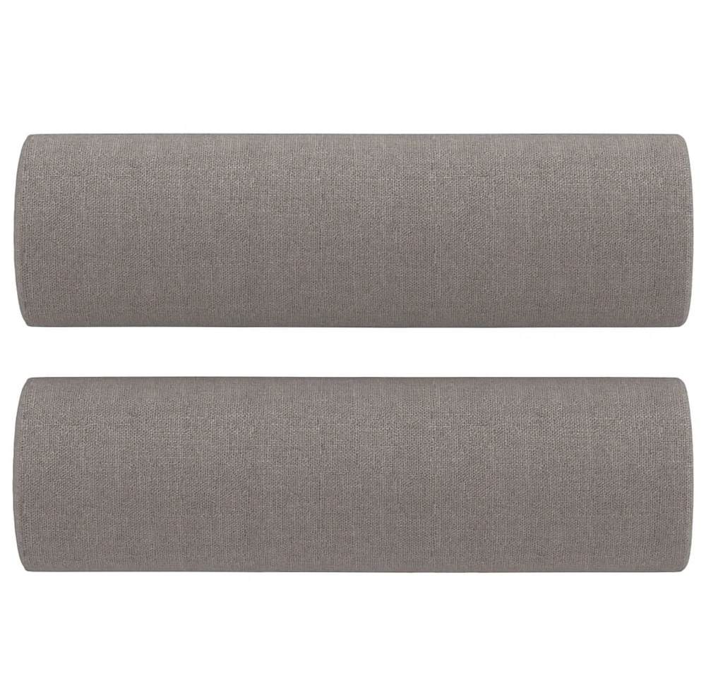 Sofa Sofos komplektas su pagalvėmis, 2 dalių, taupe, audinys