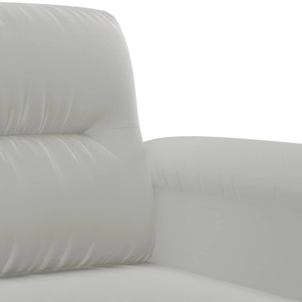 Sofa Sofos komplektas su pagalvėmis, 2 dalių, pilkas, audinys