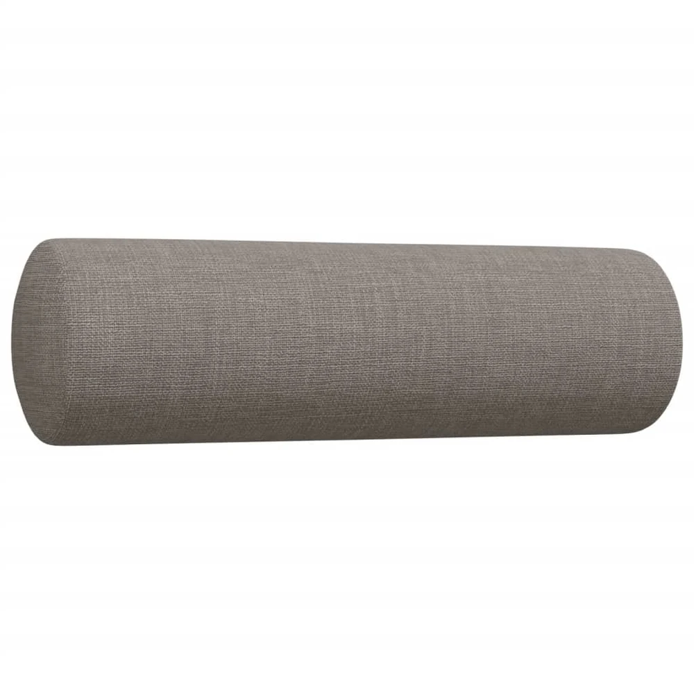 Sofa Sofos komplektas su pagalvėmis, 3 dalių, taupe, audinys