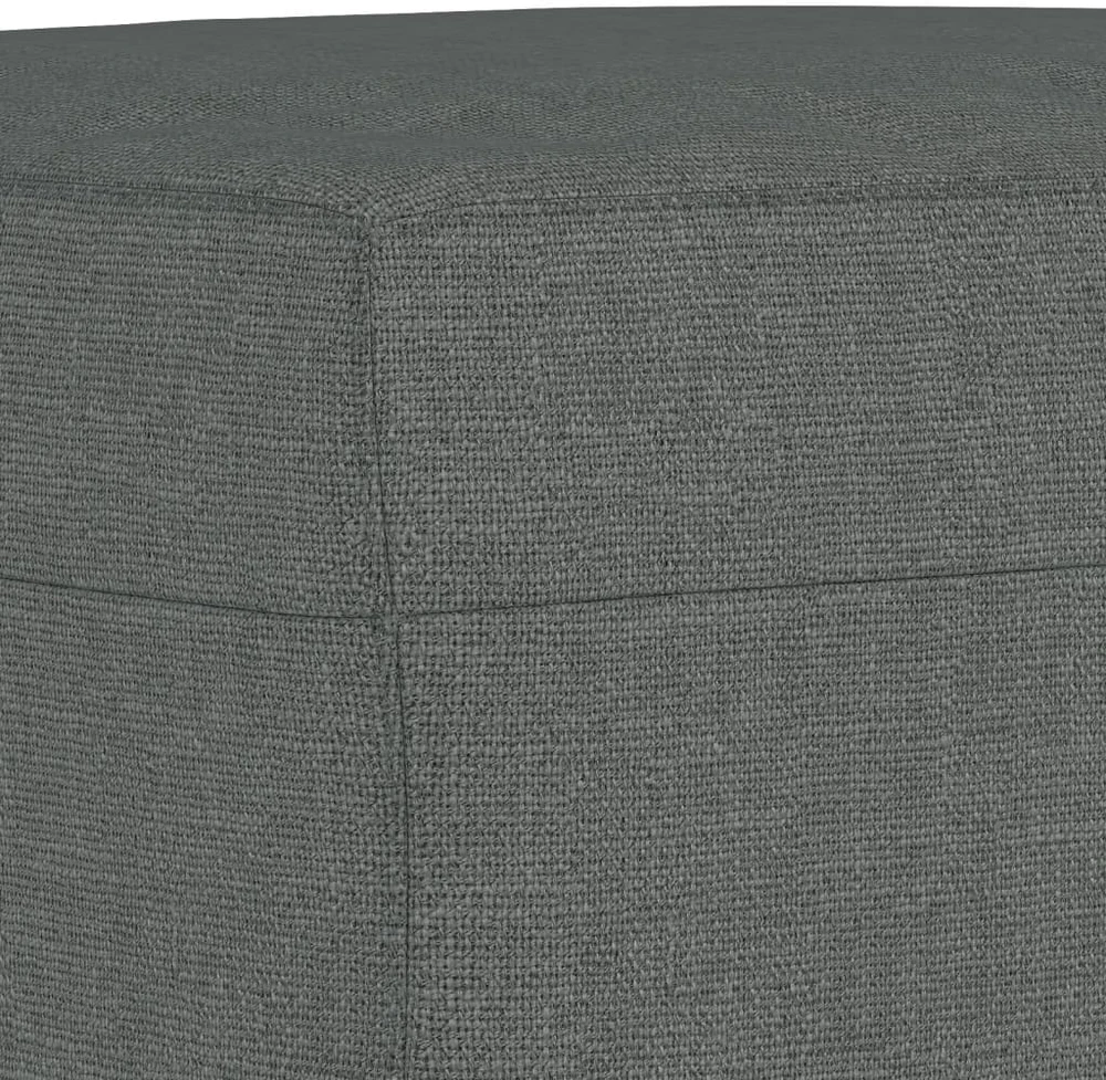 Sofa Sofos komplektas su pagalvėmis, 3 dalių, pilkas, audinys