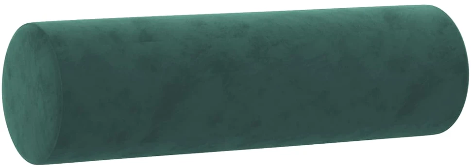 Sofa Sofos komplektas su pagalvėmis, 3 dalių, žalias, aksomas
