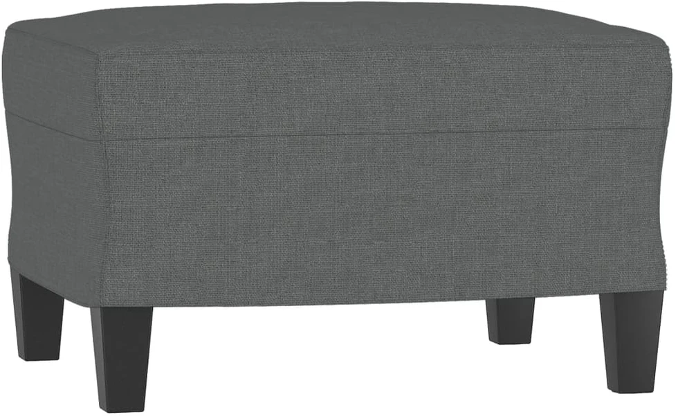 Sofa Sofos komplektas su pagalvėmis, 3 dalių, pilkas, audinys