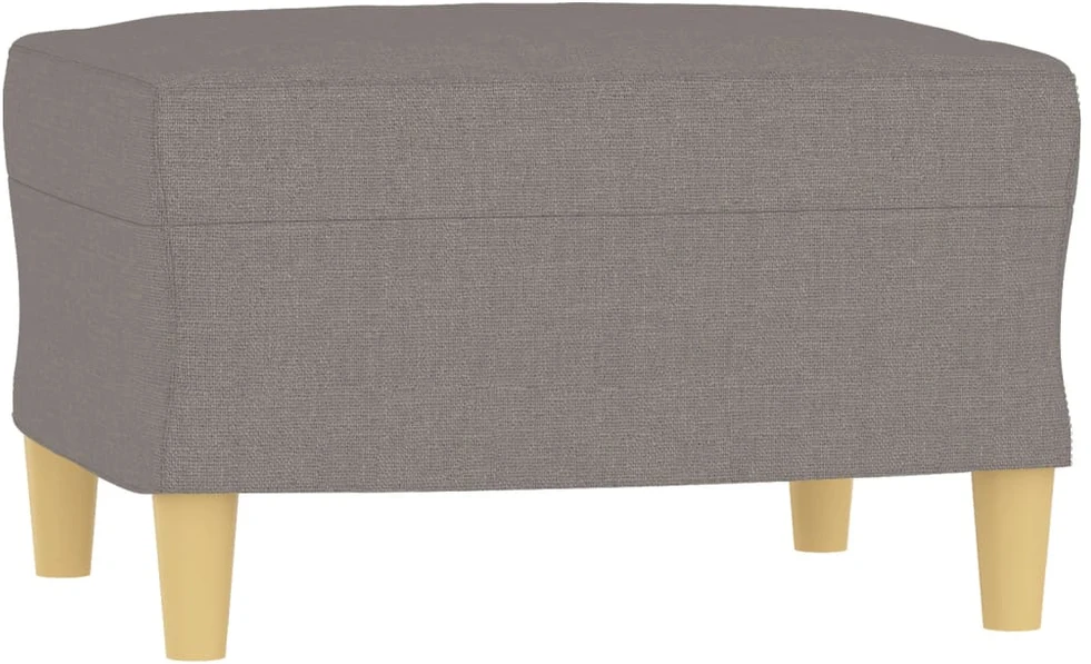 Sofa Sofos komplektas su pagalvėmis, 3 dalių, taupe, audinys