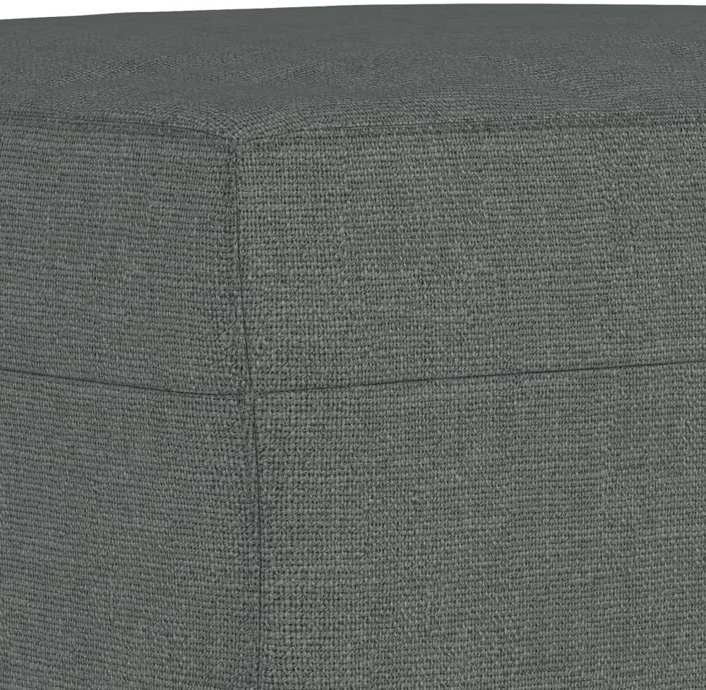 Sofa Sofos komplektas su pagalvėmis, 3 dalių, pilkas, audinys