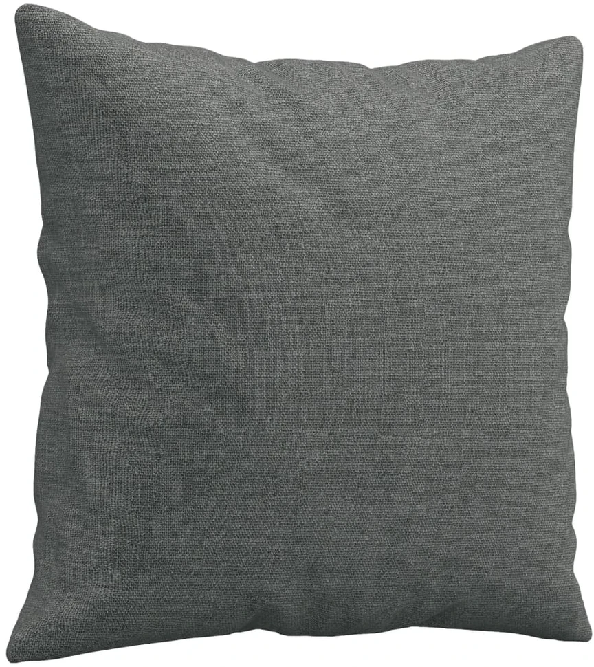 Sofa Sofos komplektas su pagalvėmis, 3 dalių, pilkas, audinys