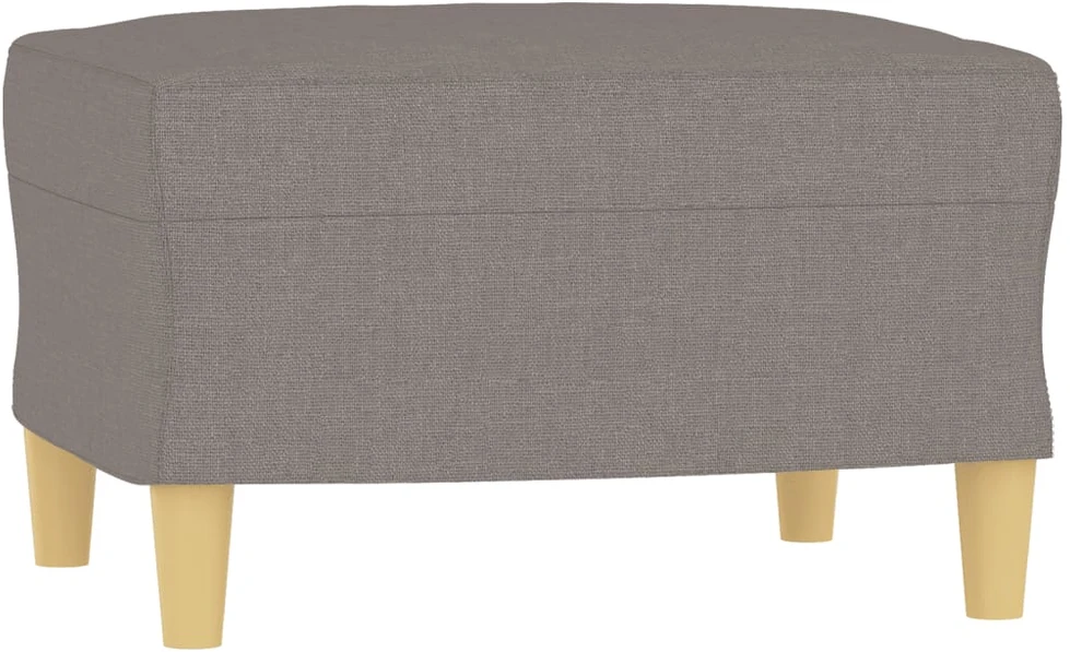 Sofa Sofos komplektas su pagalvėmis, 3 dalių, taupe, audinys