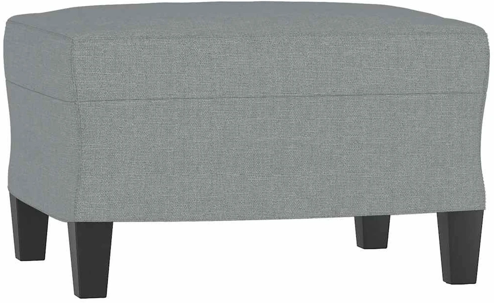 Sofa Sofos komplektas su pagalvėmis, 3 dalių, pilkas, audinys